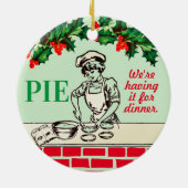 taart voor bakkerijkoek keramisch ornament (Achterkant)