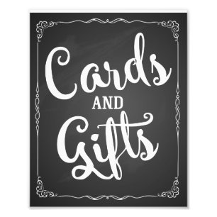 taarten en cadeaus voor bruiloft foto afdruk