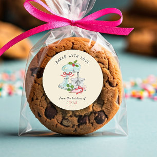  Taartenmixer Bakers Holiday Classic Round Ronde Sticker