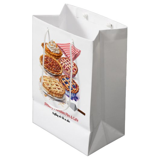 Taartenwinkel Medium Cadeauzakje (Voorkant Gekanteld)