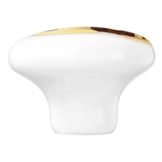 taartladeknop keramische knop (Zijkant)