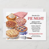 Taartuitdeelavondfeest  kaart (Voorkant)