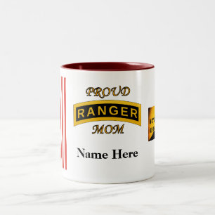 Tab van de Ranger-school voor het leger - Proud Ma Tweekleurige Koffiemok