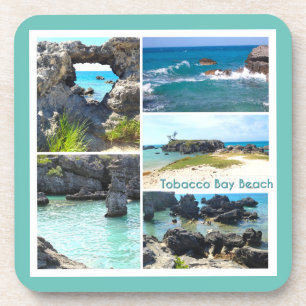 Tabacco Bay Beach, Bermuda Bier Onderzetter