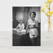Tabagisme modèle de lingerie dans un bureau (Fleur jaune)