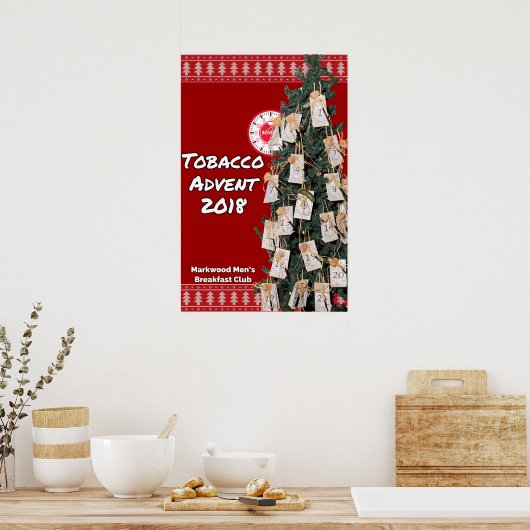 Tabak Advent 2018 Poster (Keuken)