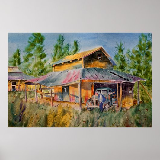 Tabak Barn Print (Voorkant)