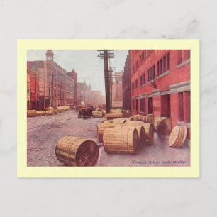 Tabak Barrels, Louisville, Vintage Kentucky Briefkaart