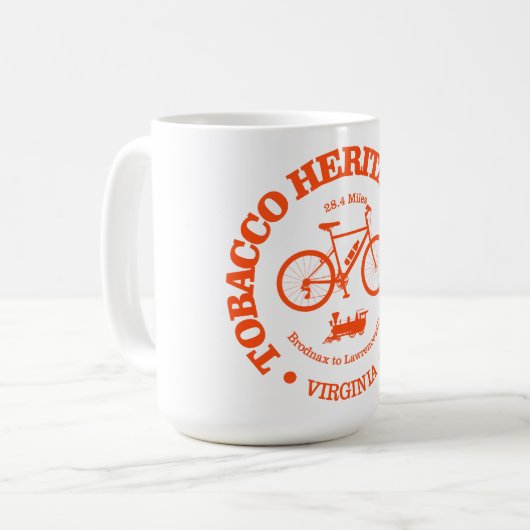 Tabak Heritage Trail (cycling) Koffiemok (Voorkant links)
