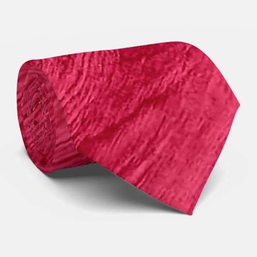 Tabak Rood Grain Textuur #2 Stropdas (Opgerold)