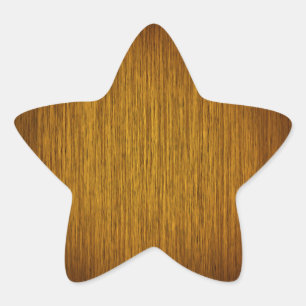 Tabak Sunburst Grainy Wood Background Ster Sticker