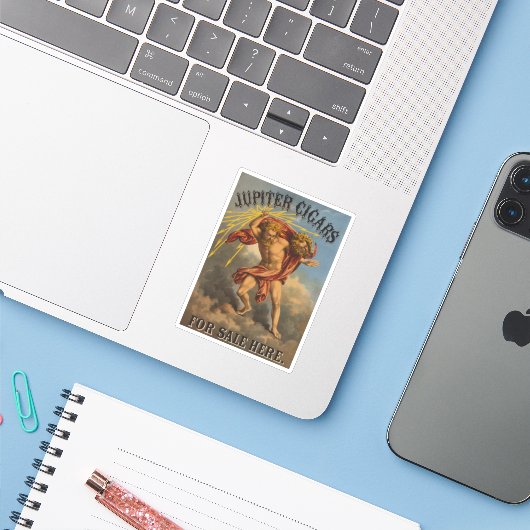 Tabaksetiket, 1868. sticker (Laptop met iPhone)