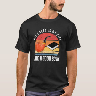 Tabakspijplijnlezer met roosterreader Lover Readin T-shirt