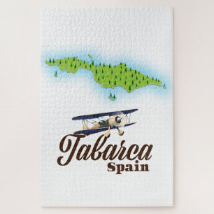 Tabarca Spanje Mooie kaart Legpuzzel