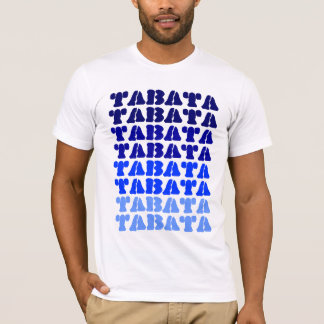 Tabata op grijs vernietigd T-shirt
