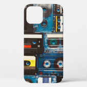 Tabbanden voor geluidscassettes met retro Case-Mate iPhone case (Achterkant)