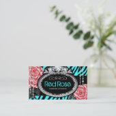 Tabblad Afdrukken en  Rozen Visitekaartjes (Staand voorkant)