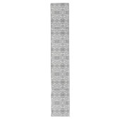 Tabblad Gray White Stone Tiles Mosaic Pattern Lange Tafelloper (Voorkant)
