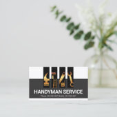Tabblad Speciale Lagen Gold Handyman Tools Visitekaartje (Staand voorkant)