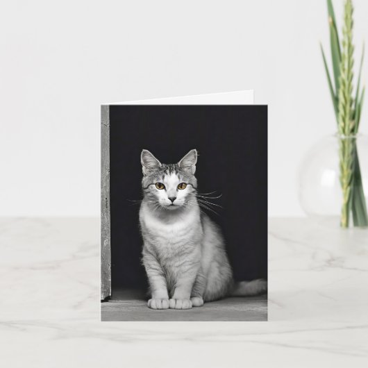 Tabby Barn Cat Notitiekaartje (Voorkant)