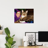 Tabby Break Poster (Thuiskantoor)