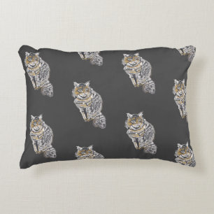 Tabby Cat Accent Pillow Kussen