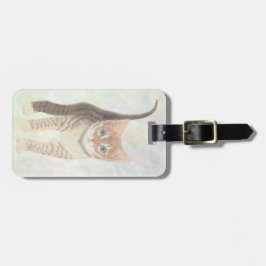 Tabby Cat Bagagelabel