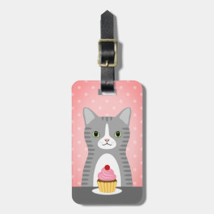 Tabby Cat Bagagelabels