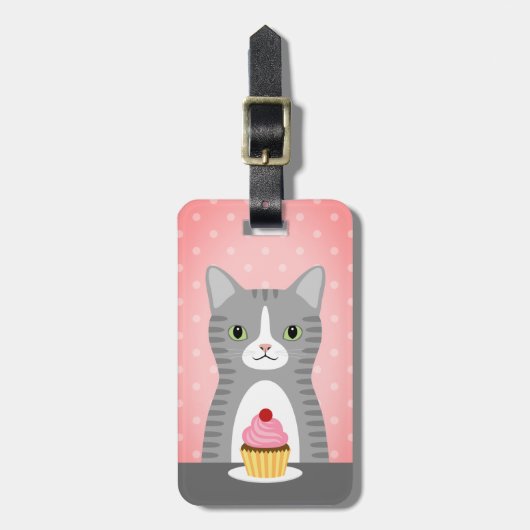 Tabby Cat Bagagelabels (Voorkant verticaal)