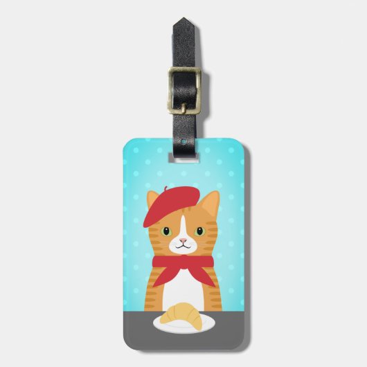 Tabby Cat Bagagelabels (Voorkant verticaal)