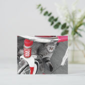 Tabby Cat Briefkaart (Staand voorkant)