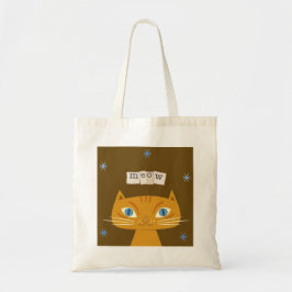 Tabby Cat Canvas tas