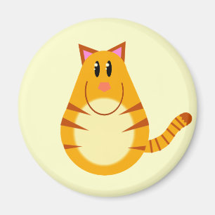 Tabby Cat Cartoon Magneet