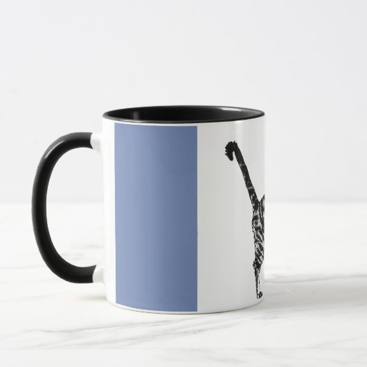 Tabby Cat Chats tabbis félin rayé Mug (Gauche)