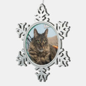 Tabby Cat Christmas Ornament (Rechts)