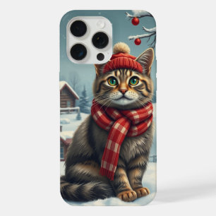 Tabby Cat en hiver de Preppy Attire et Casquette