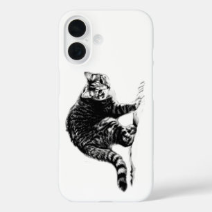 Tabby Cat Full-Body monochroom Hoesje