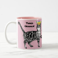 Tabby Cat Funny Teen Queen cats cadeau Mok