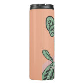 Tabby Cat Gray Planten Thermosbeker (Achterkant)