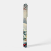 Tabby Cat in Preppy winterkleding en Pet iPhone Hoesje (Rechterkant)