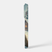 Tabby Cat in Preppy winterkleding en Pet iPhone Hoesje (Linkerkant)