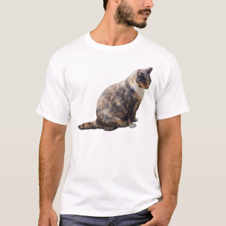 Tabby Cat in Shades of Brown T-shirt