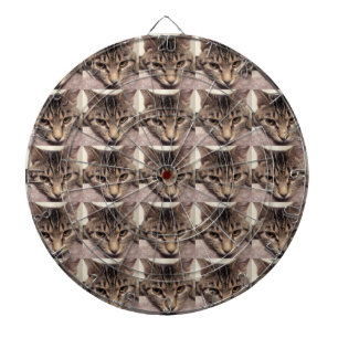 Tabby Cat-Instagram van Shirley Taylor Dartbord