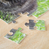 Tabby Cat Jigzaag Puzzle Legpuzzel (Zijkant)