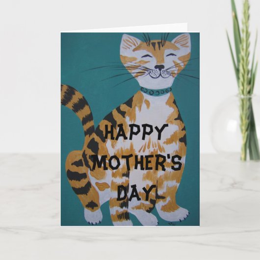 Tabby Cat Kaart (Voorkant)