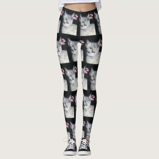 Tabby Cat Leggings (Voorkant)