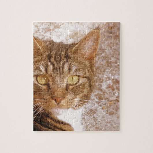 Tabby Cat Legpuzzel (Verticaal)