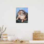 Tabby Cat, Louis Wain Poster (Keuken)