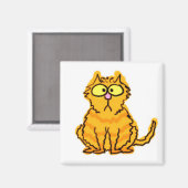 Tabby Cat Magnet Magneet (Voorkant / Achterkant)