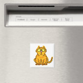 Tabby Cat Magnet Magneet (Insitu (Vaatwasser))